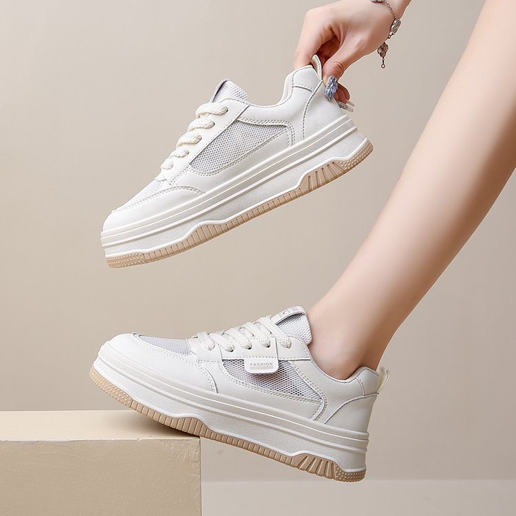 Women's Breathable Sneakers with Fashionable Platform