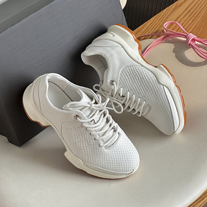 Women's Breathable Fitness Sneakers with Flexible Sole