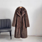 Women's Luxury Faux Fur Coat
