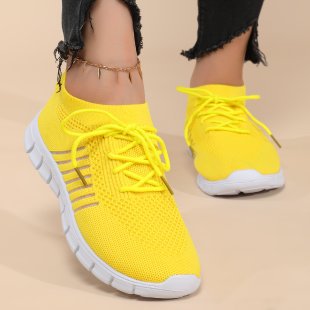 Women's Breathable Casual Sneakers with Flexible Upper