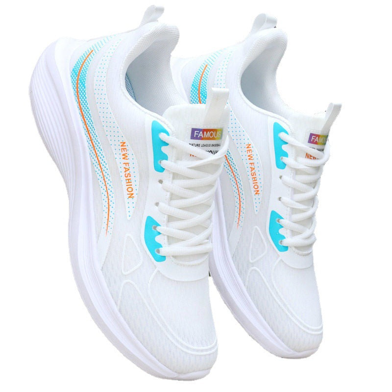 Women's Breathable Casual Sneakers with Flexible Cushioning Technology