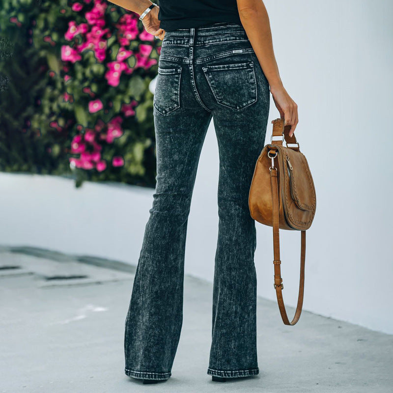 Women's High-Waisted Bootcut Jeans