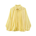 Elegant Women's Blouse with Pleated Details