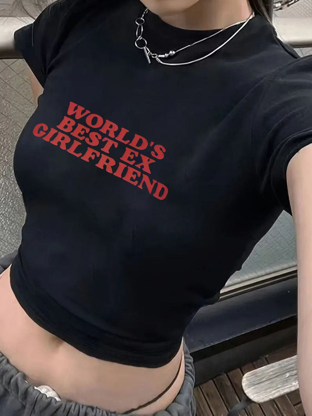 Women's Statement Crop T-Shirt