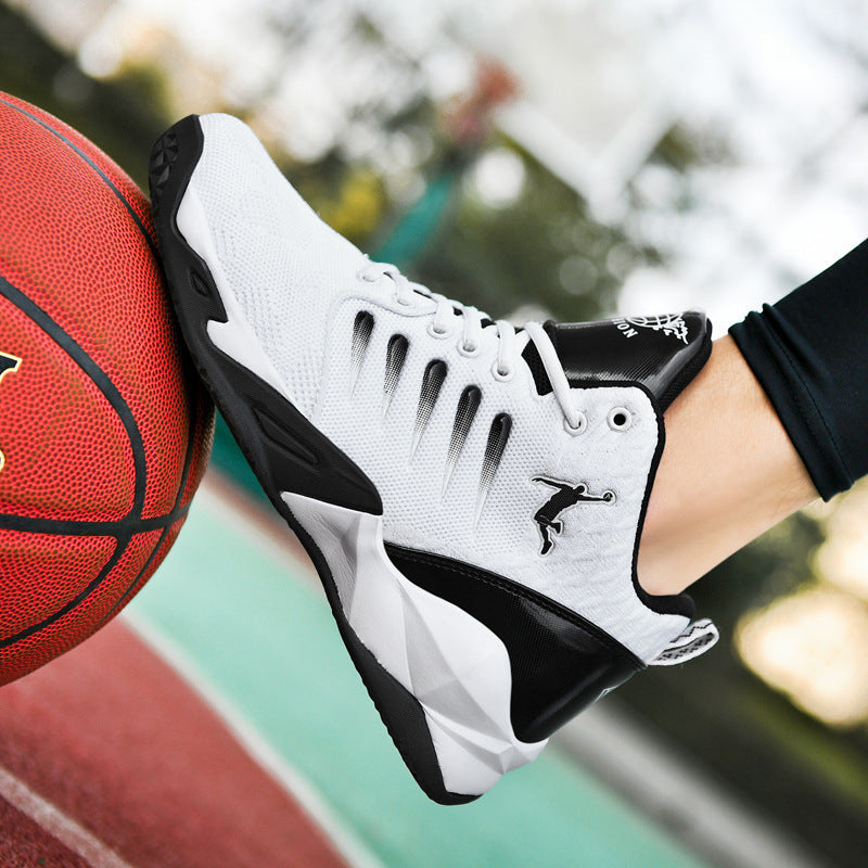 Women's Basketball Sneakers with Stabilizing Sole and Breathable Upper