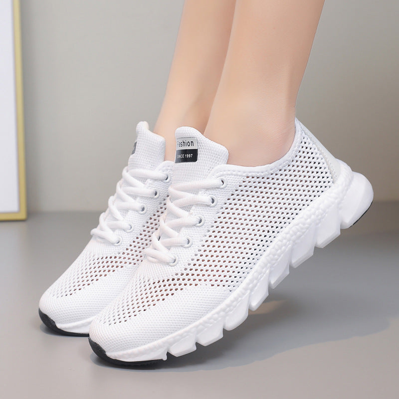Women's Breathable Casual Sneakers with Flexible Sole