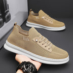 Women's Breathable Casual Sneakers with Elastic Upper and Stable Sole