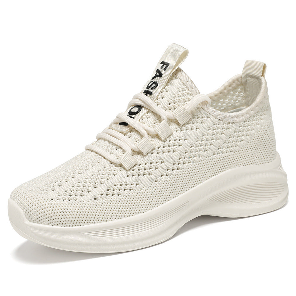 Women's Breathable Sneakers with Elastic Upper