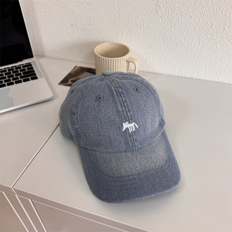 Men's Casual Graphic Denim Baseball Cap