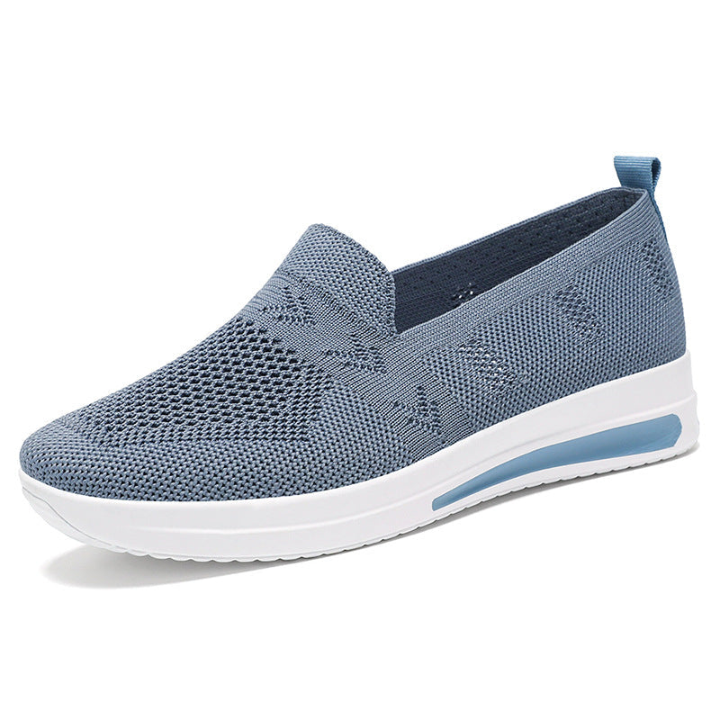 Women's Breathable Slip-On Sneakers with Flexible Upper and Comfortable Footbed