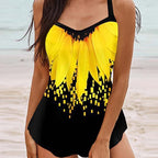 Women's Swim Dress with Modern Gradient