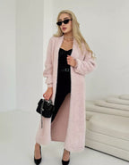 Women's Fluffy Long Cardigan