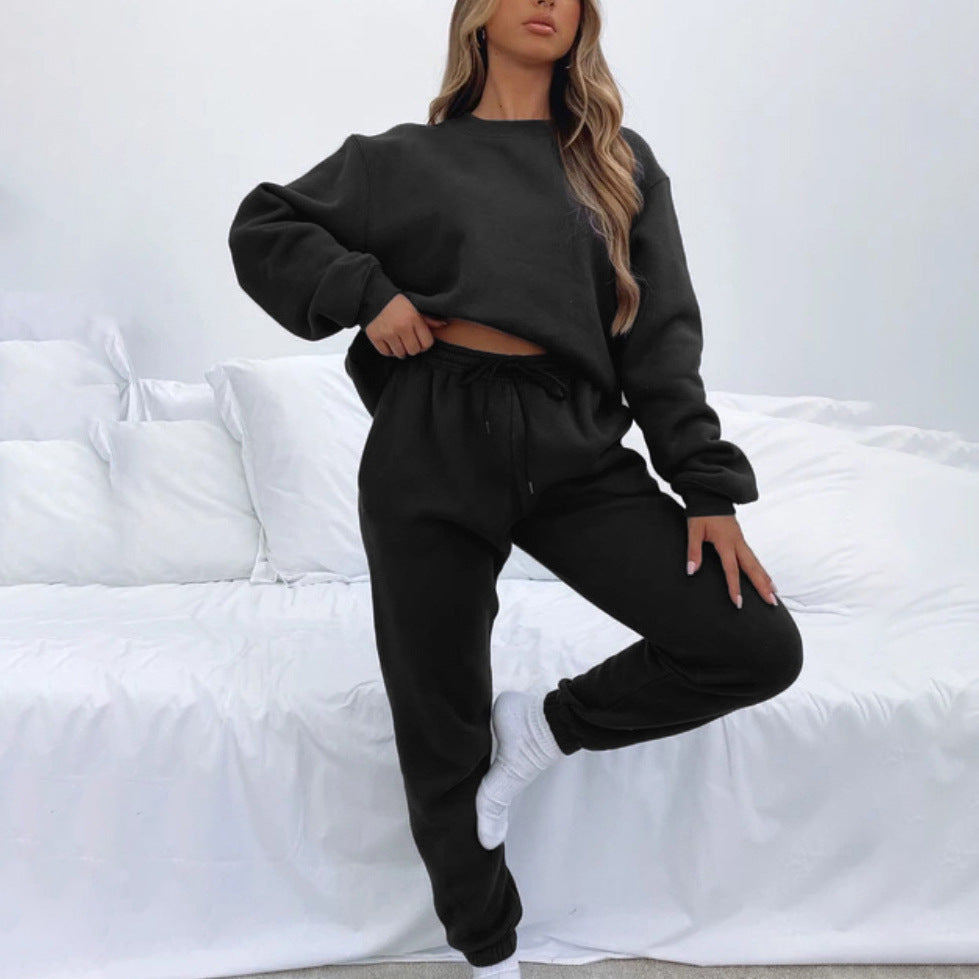 Women's Oversized Fleece Loungewear Set