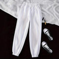 Women's Comfortable Leisure Pants with Elastic and Side Pockets