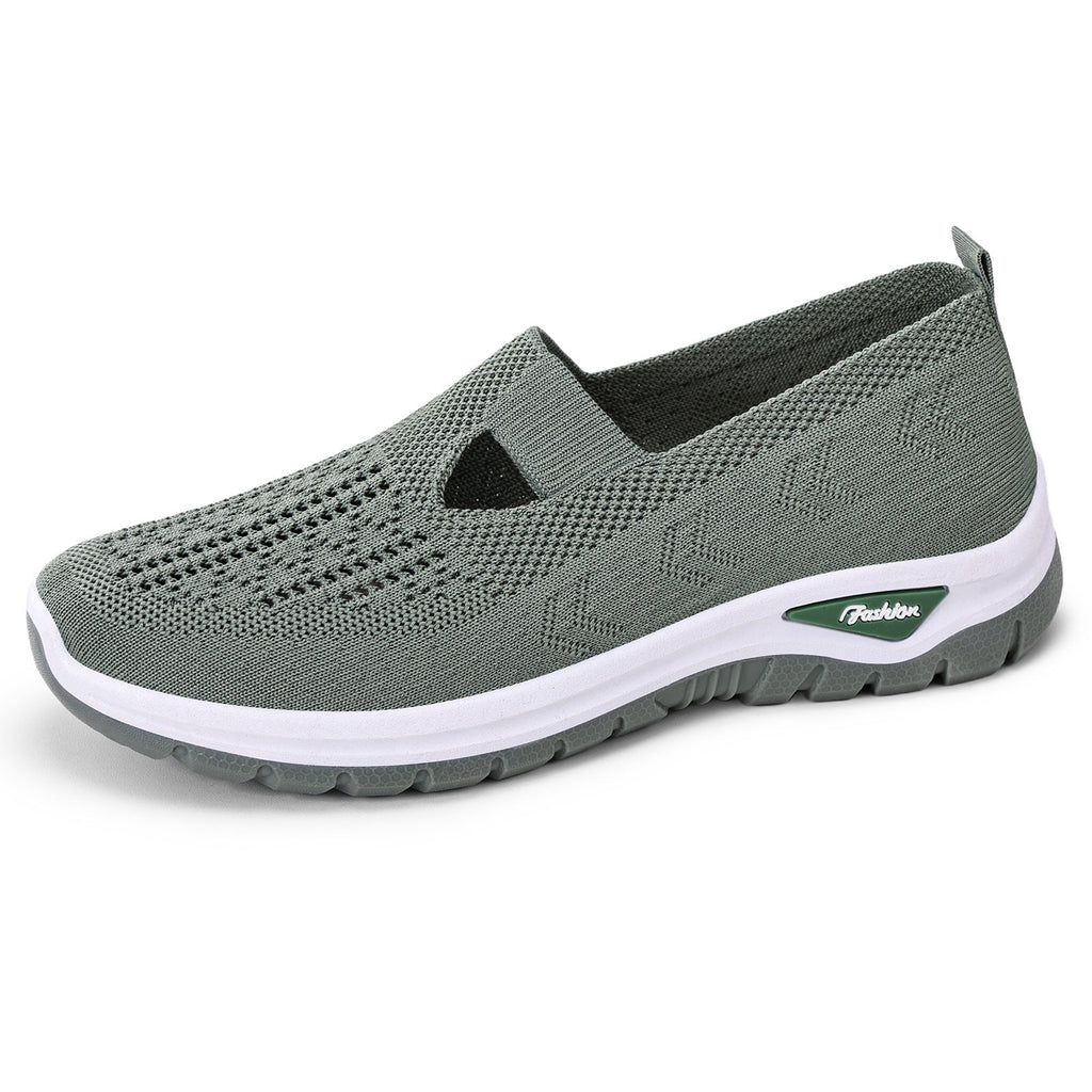 Women's Breathable Casual Sneakers with Flexible Entry and Non-Slip Sole