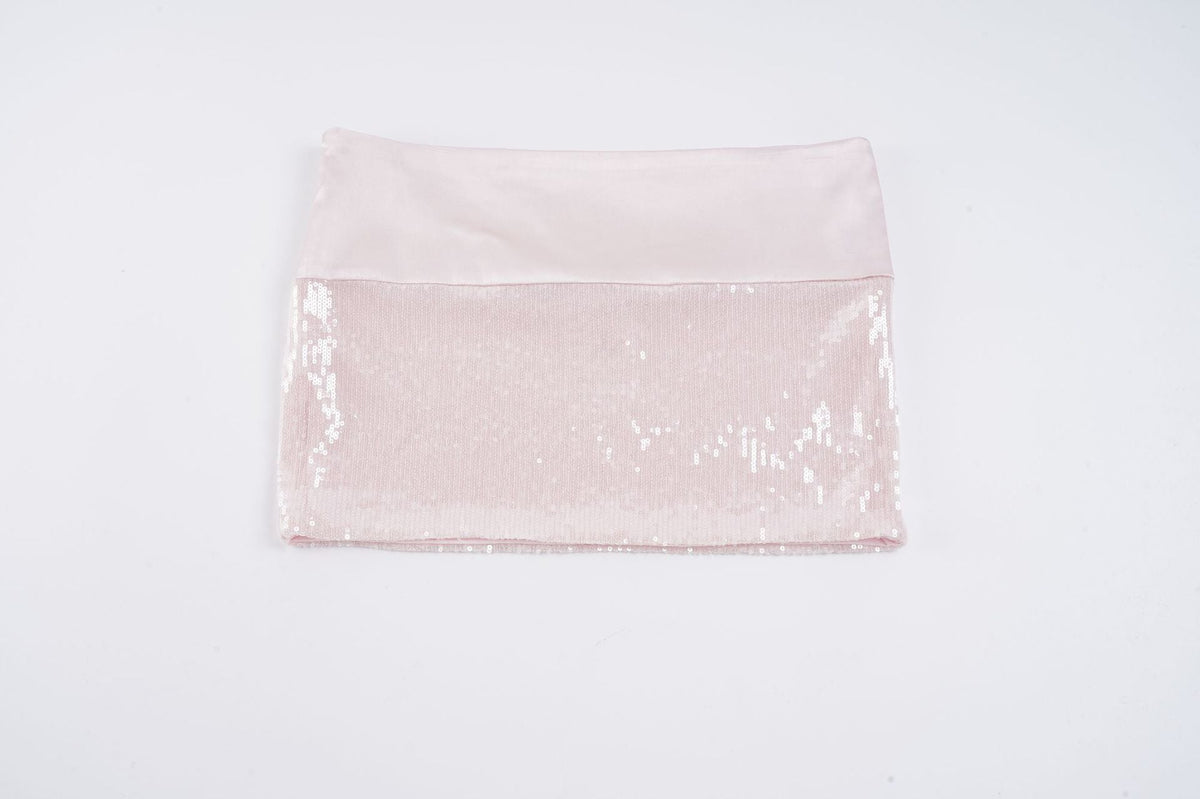 Women's Mini Skirt with Shimmering Sequins