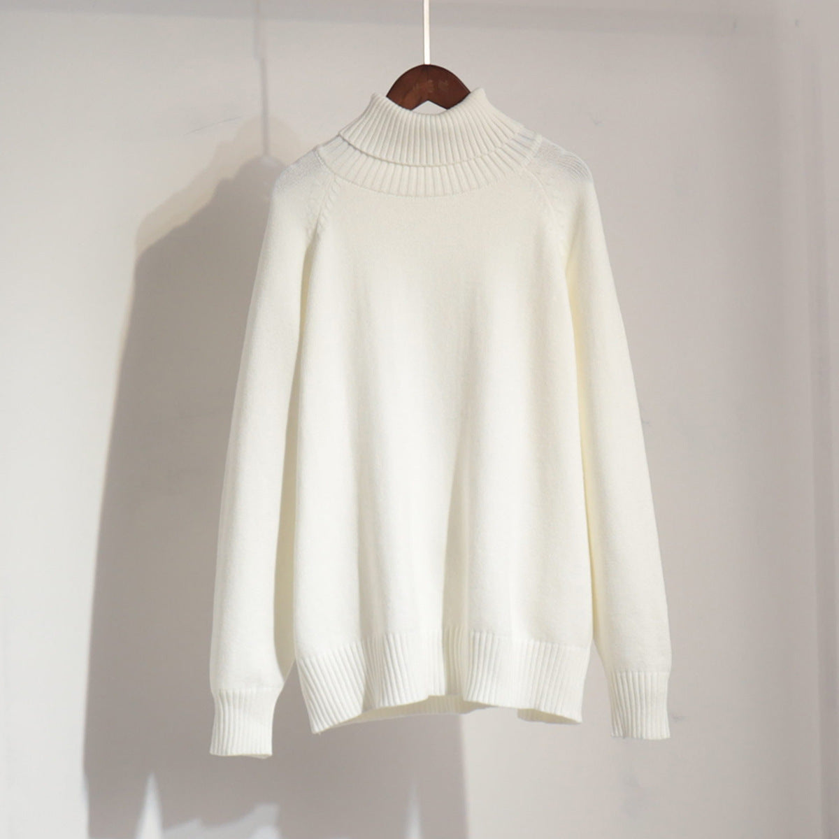 Women's Fine Knit High-Neck Pullover