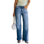 Women's High-Waist Wide-Leg Jeans