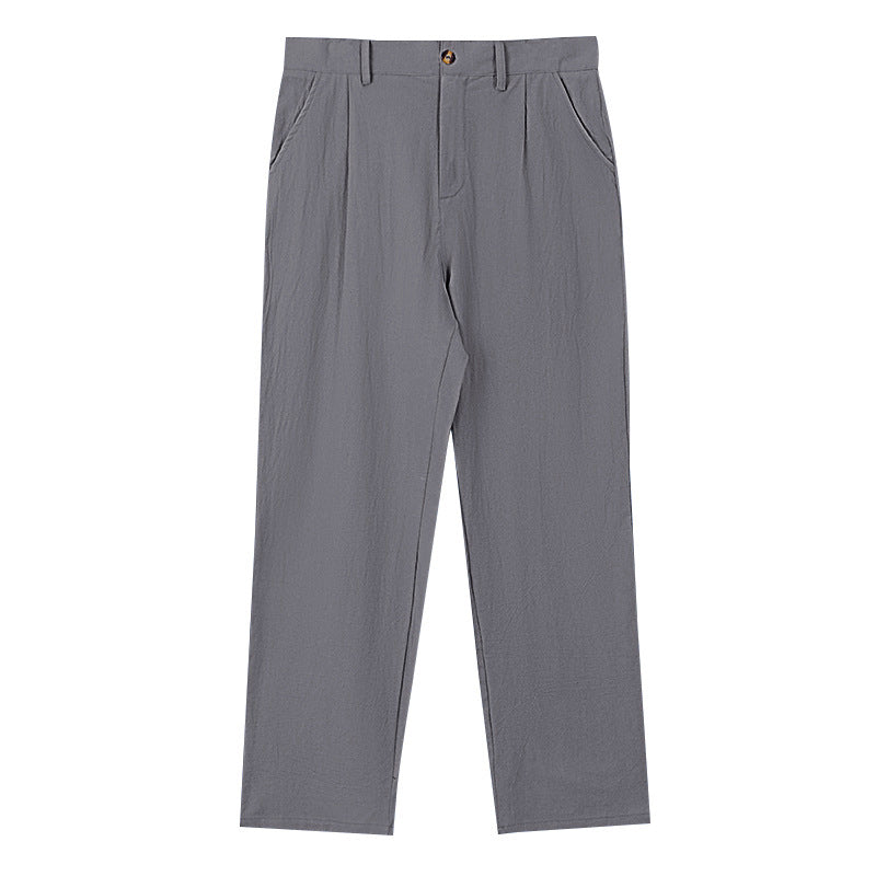 Elegant Loose-Fit Trousers with Fine Pleats