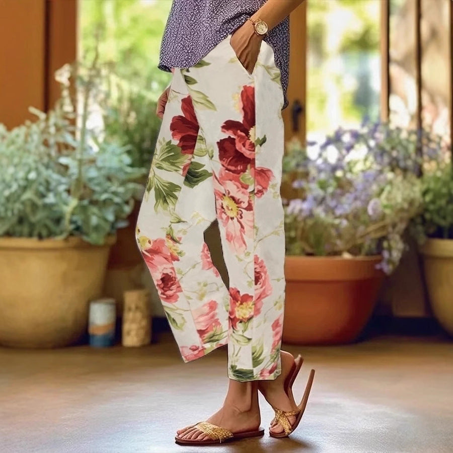 Women's Floral Leisure Pants