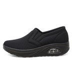 Women's Breathable Slip-On Sneakers with Cushioned Sole and Flexible Design