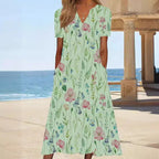 Women's Floral Summer Dress with Pockets