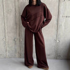 Women's Oversized Lounge Set with Palazzo Pants