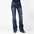 Elegant Bootcut Jeans with High Waist