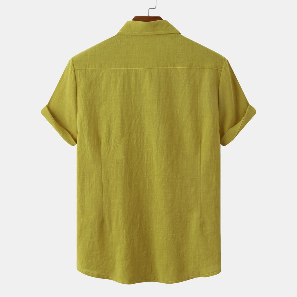 Women's Short Sleeve Shirt with Chest Pocket