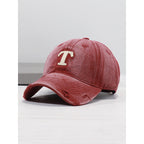 Men's Distressed Denim Cap
