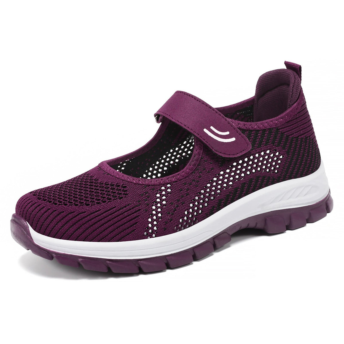 Women's Breathable Fitness Shoes with Practical Velcro Closure
