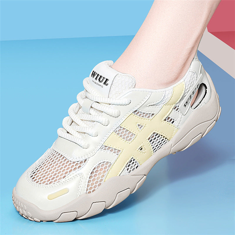 Women's Breathable Fitness Sneakers with Flexible Sole