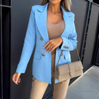 Women's Tailored Double-Breasted Blazer