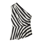 Women's Asymmetrical Top with Ruching