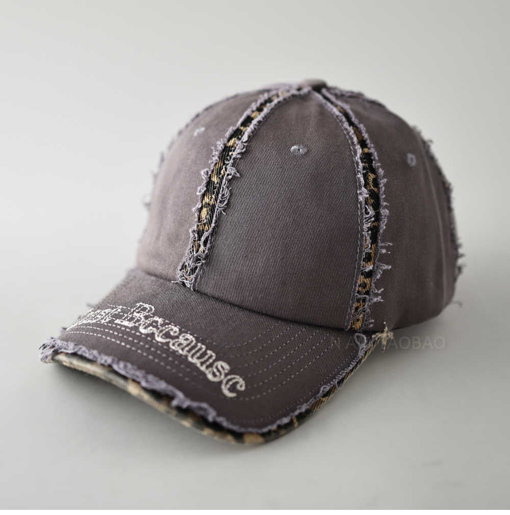 Men's Distressed Vintage-Inspired Baseball Cap