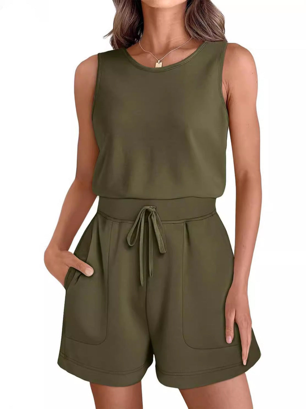 Women's Casual Jumpsuit with Pockets