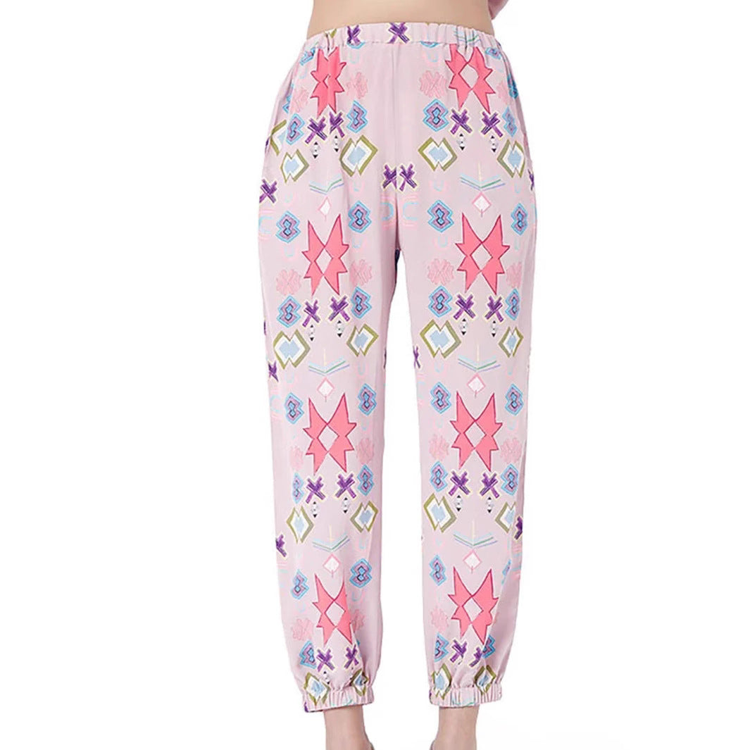 Women's Casual Jogging Suit with Modern Pattern