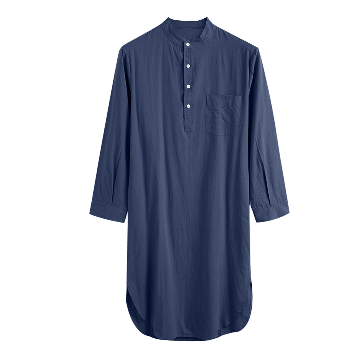 Women's Long Sleeve Henley Shirt with Chest Pocket
