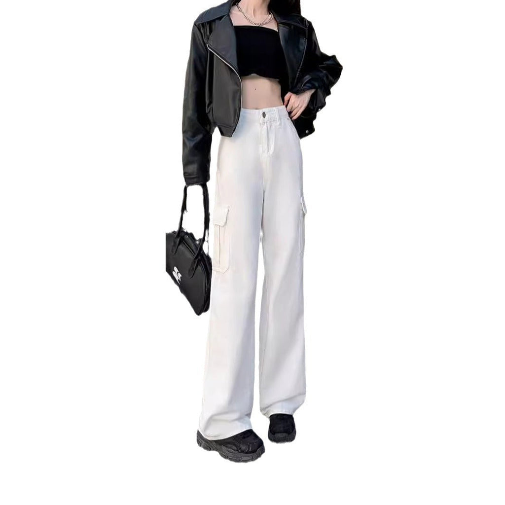 Women's Wide-Leg Cargo Pants with Practical Pockets