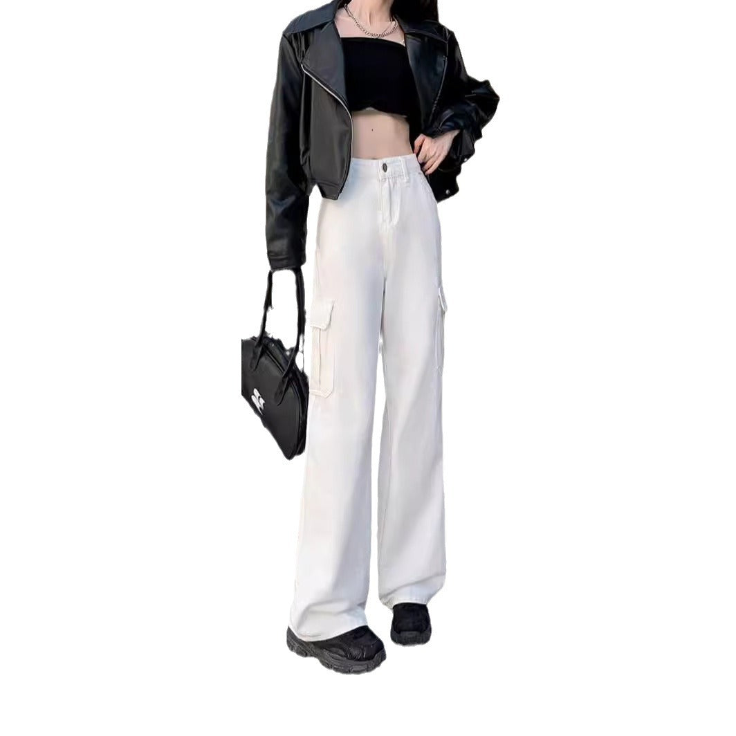 Women's Wide-Leg Cargo Pants with Practical Pockets