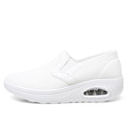 Women's Breathable Slip-On Sneakers with Cushioned Sole and Flexible Design