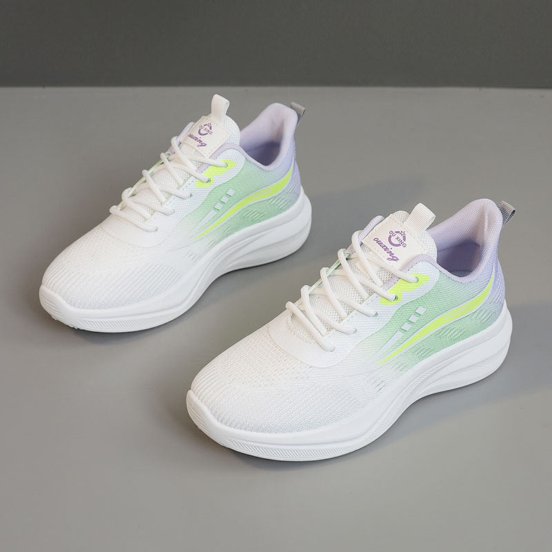 Women's Breathable Casual Sneakers with Modern Cushioning Technology