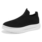 Women's Breathable Slip-On Sneakers with Elastic Upper