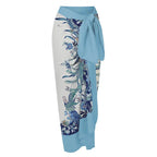 Women's Swimsuit Set with Elegant Wrap Skirt and Fashionable Bows