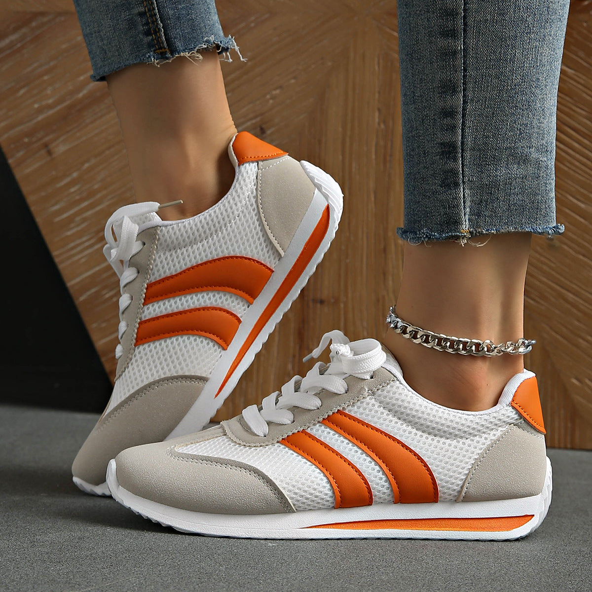 Breathable Women's Casual Sneakers with Innovative Sole