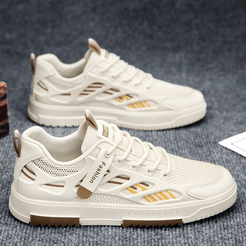Women's Breathable Casual Sneakers with Fashionable Rubber Sole