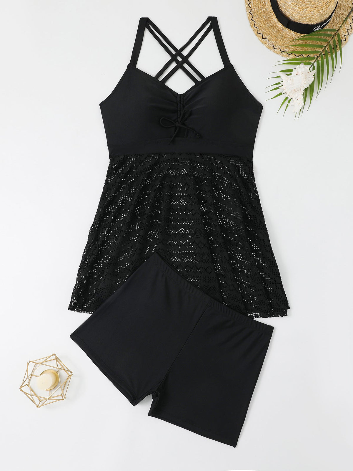 Women's Swimsuit with Airy Tunic