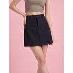 Women's Fashionable Mini Skirt with Pockets