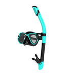 Snorkel mask with ergonomic fit and innovative breathing technology