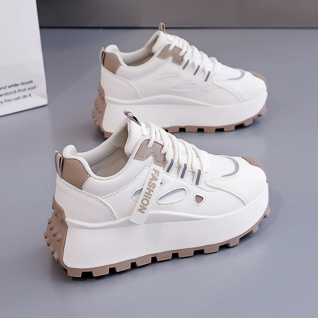 Women's Comfortable Chunky Sneakers with Non-Slip Sole